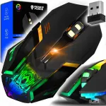 Juhtmevaba optiline m&auml;ngurihiir 3200 DPI, LED RGB, USB, 2,4 GHz
