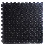 Costway spordimatt, 60 x 60 cm, must