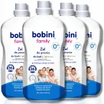 Pesugeel Bobini Family valgetele ja v&auml;rvilistele riietele, h&uuml;poallergeenne, 4 &times; 1,8 l, 144 pesukorda