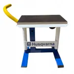Mootorratta alus libisemiskindla pinnaga, sinine-valge, cross/enduro/trial