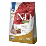 Farmina N&D Quinoa Skin & Coat kuiv kassitoit vuttidega 5 kg
