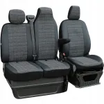 Paksud istmekatted OPEL VIVARO B / RENAULT TRAFIC 3 (2+1), alates 2014