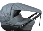 BabyLux VISOR COVER veekindel vankri p&auml;ikesevarju kate GREYLEN