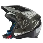 Avatud kiiver MOTS JUMP UP03, S suurus, must ornamentidega, quad ja roller