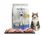 NAXOS steriliseeritud kasside kuivtoit pardiliha, kana ja kalkunilihaga, 1,5 kg