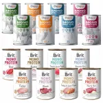 BRIT Gaczoo MONO PROTEIN koerakonserv erinevate maitsetega, 16 x 400 g