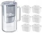 AQUAPHOR GLASS 2,5 l hall veefiltri kann 6 filtriga