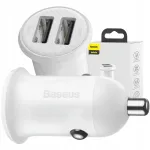 BASEUS auto laadija, 2 USB, 4,8A, sigaretis&uuml;&uuml;tajasse pistetav
