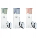 BRITA VITAL filtriga vee valmispudelid roheline, sinine ja virsikuvarjund, 6 filtriga