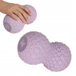 Topelt massaaživ pall XTREXO TXO-B4Z075-VT, lilla, 17 x 8 cm