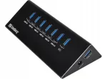 USB jagaja Sandberg, 7 porti (6+1), USB 3.0