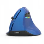 Ergonoomiline juhtmevaba hiir Delux M618Mini, sinine