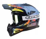 Krossi kiiver LS2 MX708 Fast II, matt tumehall, enduro, prillidega, suurus M
