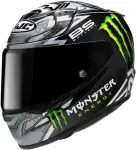 Motomatkuri kiiver HJC RPHA 12 QUARTARARO REPLICA, must, suurus L, Pinlock ja lisaklaasiga