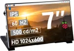 IPS monitor GeeekPi 7" 1024x600 kaasaskantav, puutetundmatu, Raspberry Pi jaoks