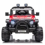 Laste elektriauto JEEP, nahast iste, EVA rattad, 4x4