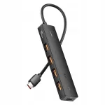 USB-C jagaja Vention, USB 3.2, 10Gbps, PD, 100W, 0,15 m, must