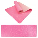 LIFEFIT Mandaladuo joogamatt, 183x58x0,6 cm, roosa