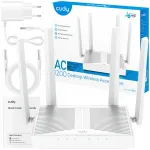 Traadita ruuter Cudy AP1300D, WiFi 5, 2.4/5 GHz, AC1200, gigabit LAN