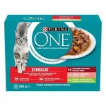 Purina One Sterilised kassitoit eri maitsetega, 12 x 85 g