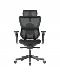Ergonoomiline kontoritool C7 Max reguleeritava pehme istmega, must