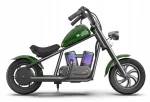 Elektriline motos&uuml;kkel Hyper GoGo Cruiser 12 Plus, roheline, kuni 65 kg, 16 km/h, suitsuefektiga