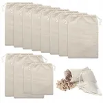Puuvillased kotikesed lukustuskinnisega, 20x30 cm, 12 tk