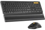 Juhtmevaba ergonoomiline klaviatuur ProtoArc KM60, QWERTZ, saksa paigutus