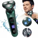 Elektriline habemenuga ja trimmer USB 4-&uuml;hes, 3D liikuvate peaosadega