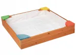 Puidust liivakast lastele 90 x 90 x 16 cm