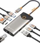 NOVOO 7-in-1 USB-C doks HDMI 460Hz-ga