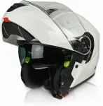 Motorratturi kiiver NAXA F07 valge, XXL, Pinlock s&uuml;steemiga