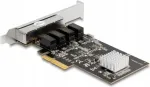 DELOCK PCI Express x4 v&otilde;rgukaart, 4 x RJ45, Gigabit LAN, RTL8111