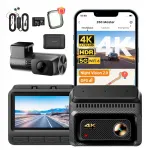 DDPAI Z60 Master 4K HDR videosalvesti + 2K tagakaamera + 4G moodul + 64GB