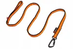 Non-stop dogwear amortisaatoriga koerarihm, must/oranž, 2 m