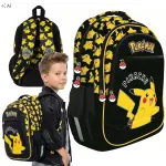 Noorte seljakott POKEMON, 22 l, 3 sektsiooni, ergonoomiline, sobib A4 suurusele