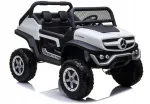 Laste elektriauto Mercedes Unimog, valge