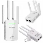 Juhtmevaba WiFi v&otilde;imendi, 300 Mbps, 2,4 GHz, 4 antenni, WPS