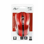 Juhtmevaba arvutihiir ART AM-97, 2,4G, 1000 dpi, punane
