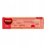 Traadita klaviatuur Keybe, roosa