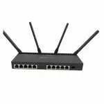 MikroTik RB4011iGS+5HacQ2HnD ruuter gigabit-Etherneti ja 5 GHz Wi-Fi-ga koduseks kasutamiseks