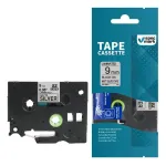 Sildilint Brother P-touch, 9 mm x 8 m, h&otilde;bedane, TZE-M921