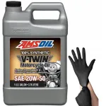 Mootorrataste s&uuml;nteetiline mootori&otilde;li AMSOIL 20W50, Harley Davidson MCV