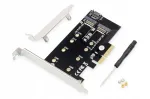 SSD adapterplaat M.2 NVMe M-Key PCIe 2