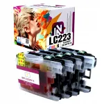 BROTHER LC223 XL tindikassetid, 4 tk, sobivad DCP-J4120DW / MFC-J4620DW / MFC-J5320DW printeritele