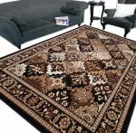 Vaip 200x300 cm, kootud, Shiraz, rahulike pronksi ja bordo toonidega, erinevate mustritega