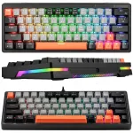 Juhtmevaba mehaaniline m&auml;nguklaviatuur EVO1 63, RGB taustvalgus, USB