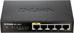 D-Link DES-1005P v&otilde;rgul&uuml;liti, 5 porti, PoE, mittehaldatav