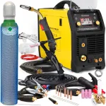 Poolautomaatne keevitusmasin MAGNUM THF MIG 202P AC/DC, LCD, MMA, TIG, alumiiniumile