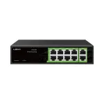 V&otilde;rgul&uuml;liti LANON LN-S82-120W, 8 PoE porti, 2 uplink, 100 Mb/s, kuni 130 m